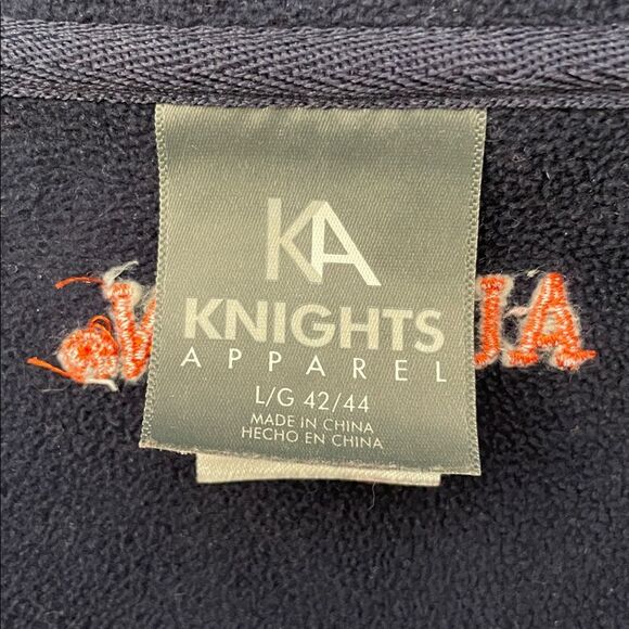 Auburn University Knights Apparel Navy Jacket size L - Picture 4 of 5